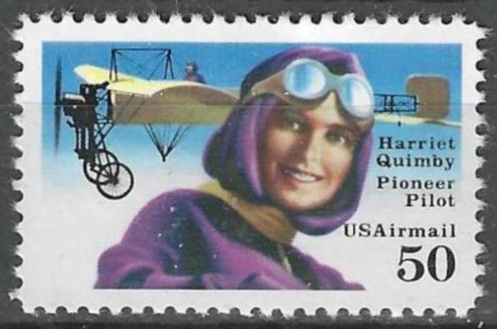USA 1991 - Yvert 121PA - Harriet Quimby (PF), Postzegels en Munten, Postzegels | Amerika, Postfris, Verzenden