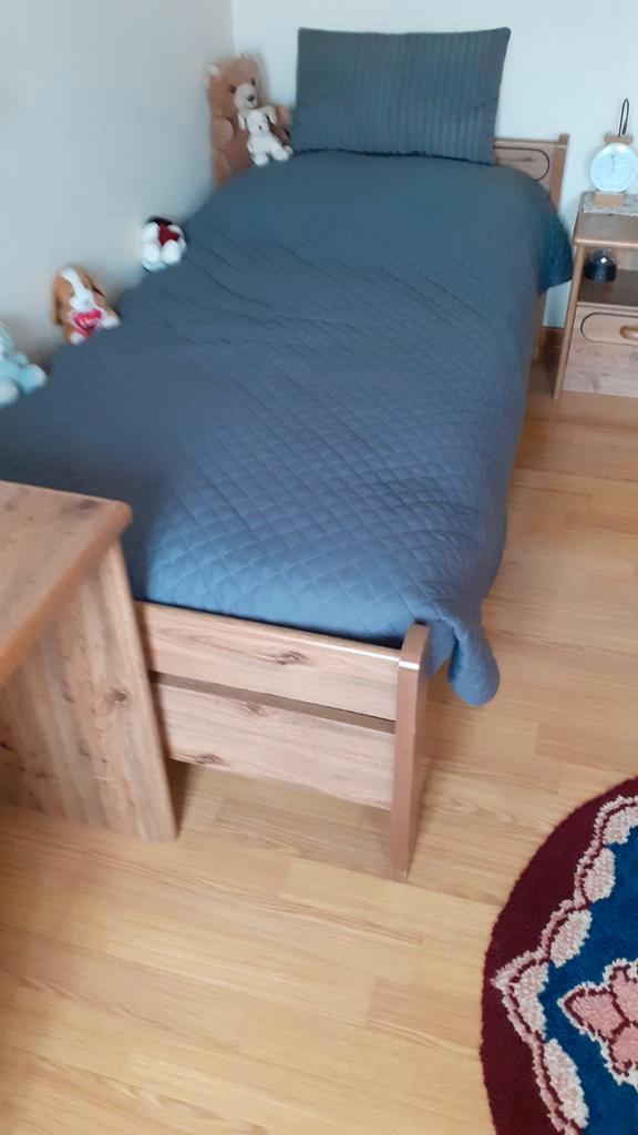 Slaapkamer 1 persoon, Huis en Inrichting, Slaapkamer | Complete slaapkamers, Zo goed als nieuw, Ophalen