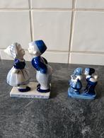 2 Hollandse koppeltjes in Delfts blauw, Verzamelen, Ophalen of Verzenden, Zo goed als nieuw