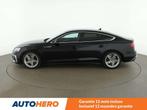 Audi A5 35 TFSI S line (bj 2022, automaat), Auto's, Gebruikt, 1984 cc, Alcantara, Zwart