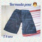 Bermuda pour garçon -bleu marine-T.4 ans, Kinderen en Baby's, Kinderkleding | Maat 104, Ophalen of Verzenden, Gebruikt, Jongen