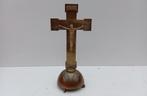 brons kruisbeeld CHRISTUS beeld E. HOFFER, Ophalen of Verzenden