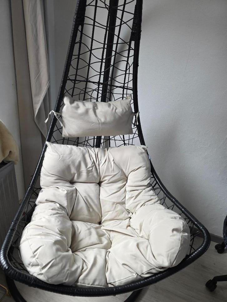 CHAISE SUSPENDUE, Tuin en Terras, Hangmatten, Nieuw, Eenpersoons, Met standaard, Binnen, Buiten, Ophalen