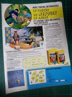 Tintin - publicité papier Nesquik - 1980, Ophalen of Verzenden, Kuifje, Gebruikt, Overige typen