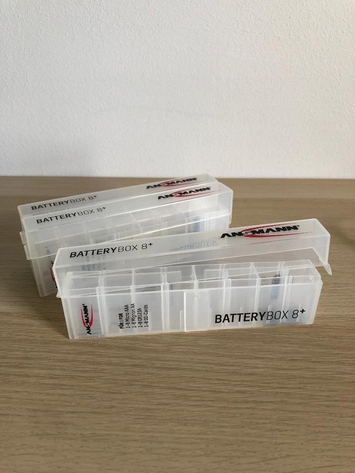Boites de rangement pour piles, Audio, Tv en Foto, Accu's en Batterijen, Zo goed als nieuw, Ophalen of Verzenden