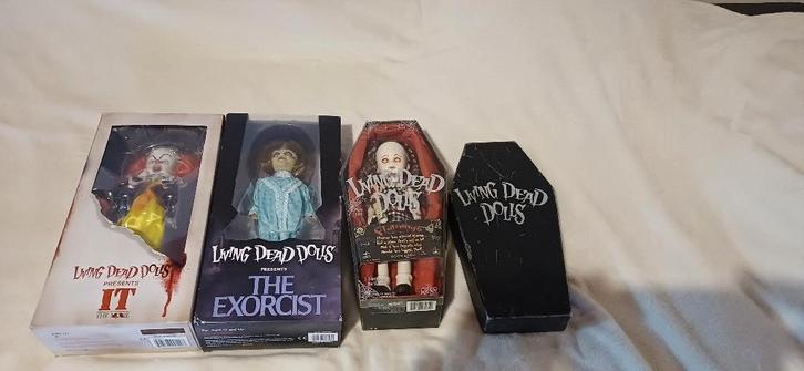 3 LEVENDE DODE POPPEN + ANNABELLE IN EEN DOOS -, Verzamelen, Poppen, Nieuw, Fashion Doll, Levensecht of Reborn, Ophalen