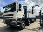 DAF CF 85.410 8x4 + GRUE HIAB 477 E-6 + JIB 100X-4 (27m) - E, Propulsion arrière, Achat, 3 places, 302 kW