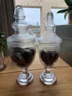 Kristallen vazen Pieter Potters, Huis en Inrichting, Woonaccessoires | Vazen, Ophalen, Overige materialen, Overige kleuren, Zo goed als nieuw