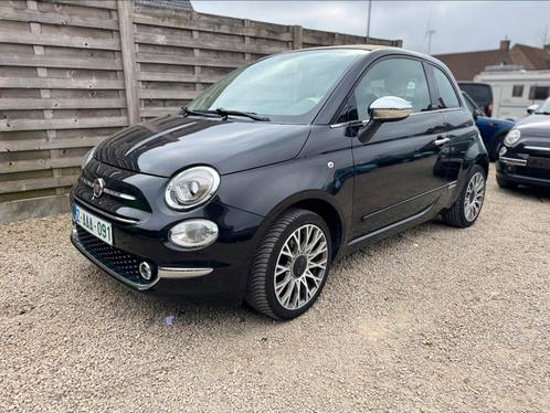 Fiat 500 Lounge cabrio slechts 90000km met garantie, Auto's, Fiat, Bedrijf, Bluetooth, Benzine, Cabriolet, 3 deurs, Handgeschakeld