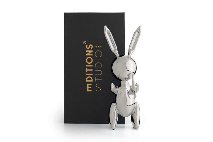 Jeff Koons (After) - Balloon Rabbit XL Silver, Antiek en Kunst, Kunst | Designobjecten, Ophalen of Verzenden