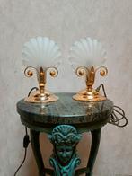 Vintage lampen Deknudt schelpvorm jaren 80, Ophalen of Verzenden