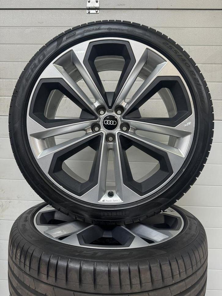 21’’ AUDI Q5 SQ5 VELGEN ZOMERBANDEN ORIG TPMS, Auto-onderdelen, Banden en Velgen, Banden en Velgen, Zomerbanden, 21 inch, 255 mm
