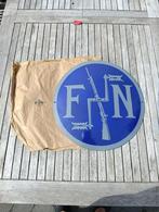 emaille reclame FN, Ophalen, Zo goed als nieuw, Reclamebord