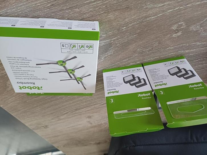 5 nieuwe filters en 3 zijborstels iRobot Roomba e, i of j, Elektronische apparatuur, Stofzuigers, Nieuw, Robotstofzuiger, Ophalen of Verzenden