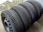 4 très bons pneus hiver 185/65R15 sur jantes Hyundai i30, 15 inch, Banden en Velgen, Gebruikt, 185 mm