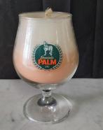 Palm glas met kaars, Verzamelen, Biermerken, Ophalen of Verzenden, Zo goed als nieuw, Palm