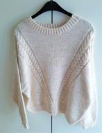 Te koop: Mooie ecru trui met kabels, M., Ophalen, Nieuw, Maat 38/40 (M), Wit