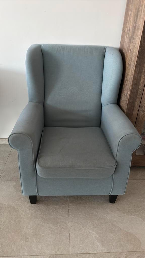 Zetel, Huis en Inrichting, Fauteuils, Gebruikt, Stof, Ophalen