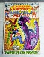 Captain america 143 power to the people 1e druk 1971, Amerika, Ophalen of Verzenden, Gelezen, Eén comic