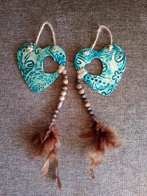 Setje Harten als muurdecoratie, Huis en Inrichting, Woonaccessoires | Overige, Nieuw, Ophalen