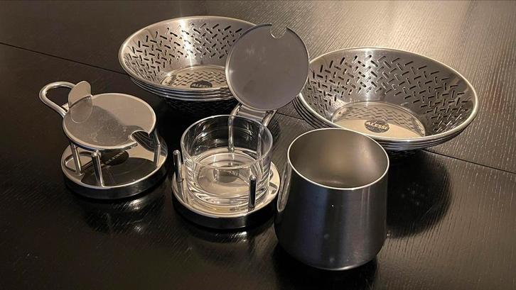 Alessi: ettore sottsass bdm,Kaasvat, Huis en Inrichting, Keuken | Servies, Gebruikt, Overige typen, Overige stijlen, Overige materialen