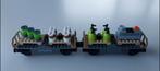 Lego trein: 2 x wagon voor pallettenvervoer (Nieuw!!!), Enlèvement ou Envoi, Neuf, Ensemble complet, Lego