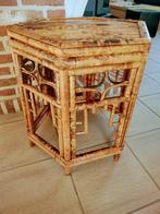 Vintage bamboe bijzettafeltje., Enlèvement
