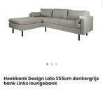 Hoekbank / hoekzetel / hoeklounge grijs, Huis en Inrichting, Ophalen, Gebruikt, Stof, Modern