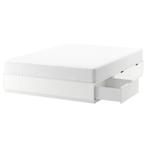 Bed + matras + topmatras 140 x 200 cm, Huis en Inrichting, Slaapkamer | Matrassen en Bedbodems, Ophalen, Tweepersoons, 140 cm