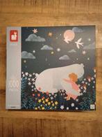 Puzzle Janod 1000 pièces "Bonne nuit", Enlèvement, 500 à 1500 pièces, Comme neuf, Puzzle