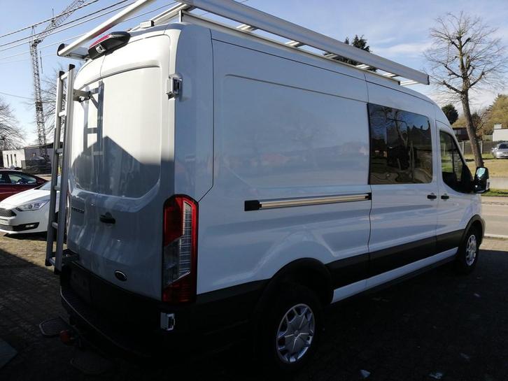 Ford Transit TRANSIT 2T L3 H2 DUBB CABINE 7 PLAATSEN 130 PK, Auto's, Ford, Bedrijf, Transit, ABS, Airbags, Airconditioning, Cruise Control