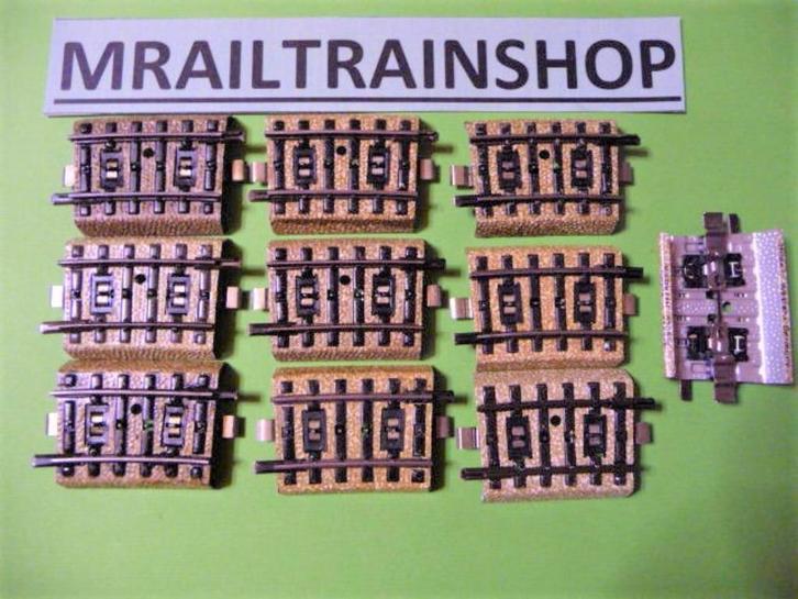 5205 MARKLIN HO - 10 x GEBOGEN RAIL/VOIE COURBE MÄRKLIN (D21, Hobby en Vrije tijd, Modeltreinen | H0, Gebruikt, Rails, Wisselstroom