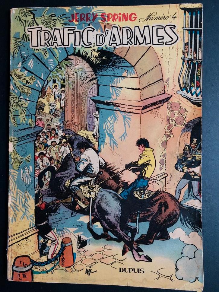 JERRY SPRING 1957 EO trafic d'armes moyen, Livres, BD, Enlèvement ou Envoi