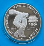 USA  1 Dollar  1983 Proof  LA Olympics, Ophalen of Verzenden, Noord-Amerika, Losse munt, Zilver