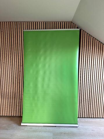 Premium Roll-up banner Green screen 120cm x 200cm + draagtas beschikbaar voor biedingen