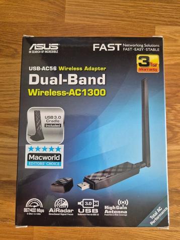 Asus USB-AC56 Wireless Adapter beschikbaar voor biedingen