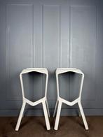 6 Miura Plank stapelbare design krukken, Huis en Inrichting, Kunststof, Wit, Ophalen of Verzenden, Zo goed als nieuw