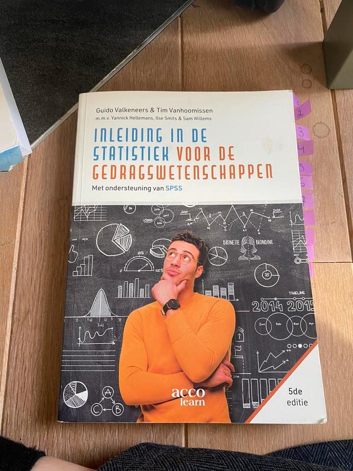 Inleiding in de statistiek voor gedragswetenschappen, Livres, Psychologie, Enlèvement ou Envoi