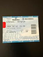 Ticket estland vs belgie 2005, Verzenden