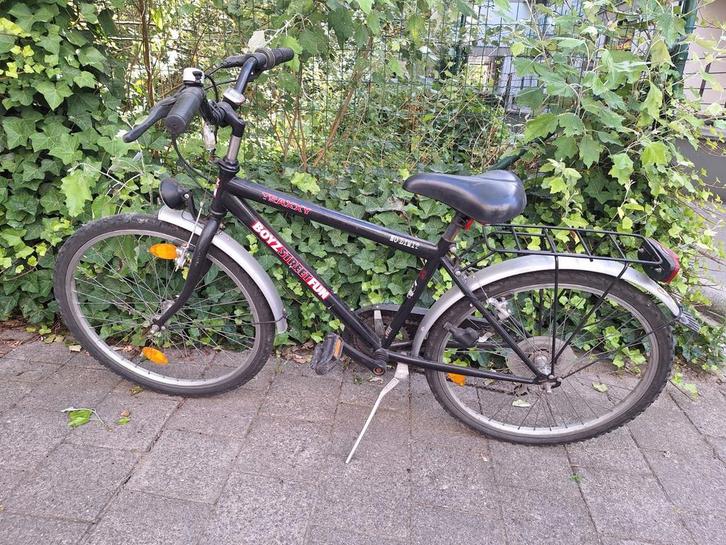 Jongensfiets met hoog frame te koop, Fietsen en Brommers, Fietsen | Jongens, Gebruikt, Versnellingen, Ophalen