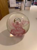 Presse papier van J-Line - prachtige roze kleur binnen in, Antiek en Kunst, Ophalen