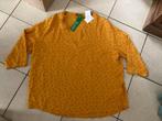 Nieuwe geel - oranje kleurige blouse - maat 48, Kleding | Dames, Grote Maten, Nieuw, Ophalen of Verzenden, Blouse of Tuniek, Geel