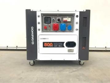 Generator Daewoo DDAE10500DSE-3G Diesel 8.1kVA, Doe-het-zelf en Bouw, Aggregaten, Elektrisch startend, Dieselolie, Nieuw, Ophalen of Verzenden