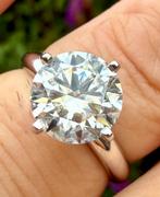Prachtige nieuwe gouden (trouw)ring met diamant van 2.59ct!, Nieuw, Ophalen of Verzenden, 17 tot 18, Met edelsteen