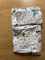 Dekbedovertrek + kussensloop mickey mouse, Ophalen, Gebruikt, Eenpersoons, Wit