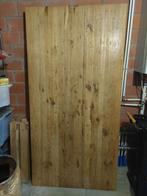 massief eiken eettafel, Huis en Inrichting, Tafels | Eettafels, Ophalen, Gebruikt, 100 tot 150 cm, Eikenhout