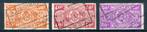 (B) TR257/259 gestempeld 1941 - Rijkswapen, Postzegels en Munten, Postzegels | Europa | België, Ophalen of Verzenden, Gestempeld