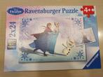 Puzzel Frozen, Ophalen, 10 tot 50 stukjes, Zo goed als nieuw, 4 tot 6 jaar