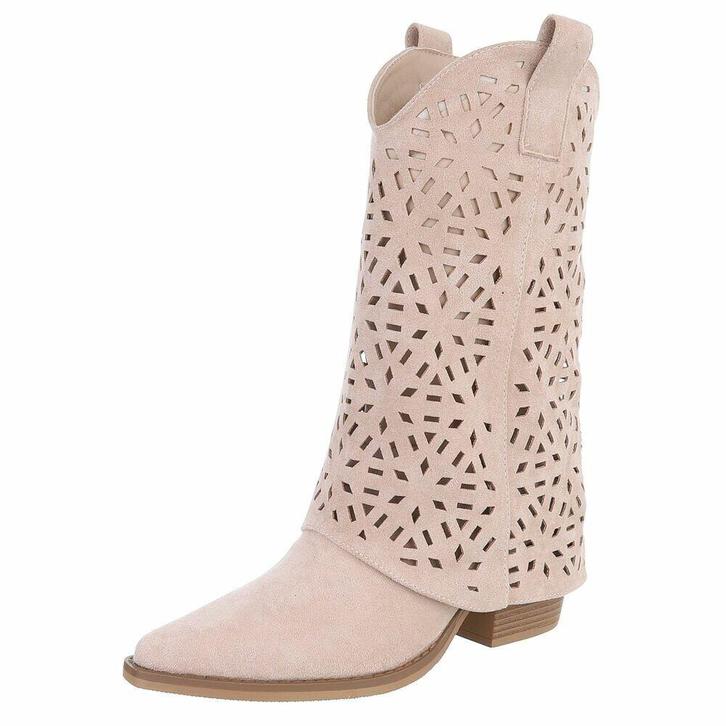 Dames cowboy western sleeve laarzen beige 36 37 38 39 40 41, Vêtements | Femmes, Chaussures, Neuf, Bottes hautes, Beige, Enlèvement ou Envoi