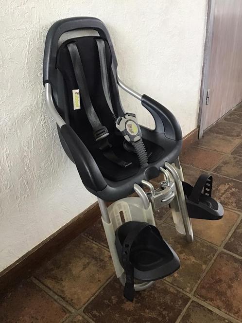 Fietsstoeltje vooraan., Fietsen en Brommers, Fietsaccessoires | Fietsstoeltjes, Zo goed als nieuw, Voorzitje, 9 t/m 18 kg, Voetsteuntjes